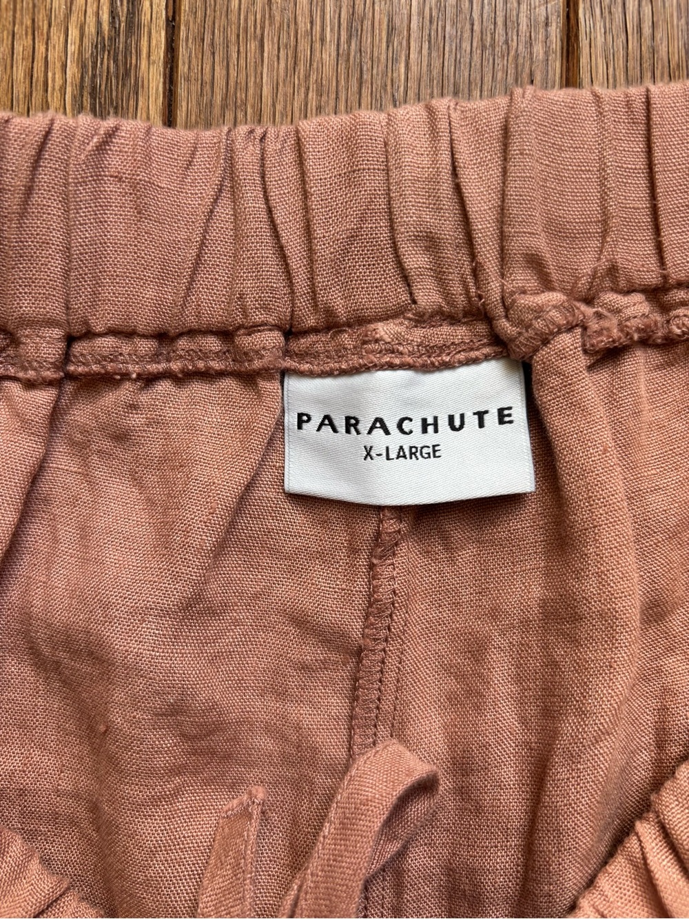 Parachute linen pj top shorts set size extra large clay NWT - Picture 8 of 10